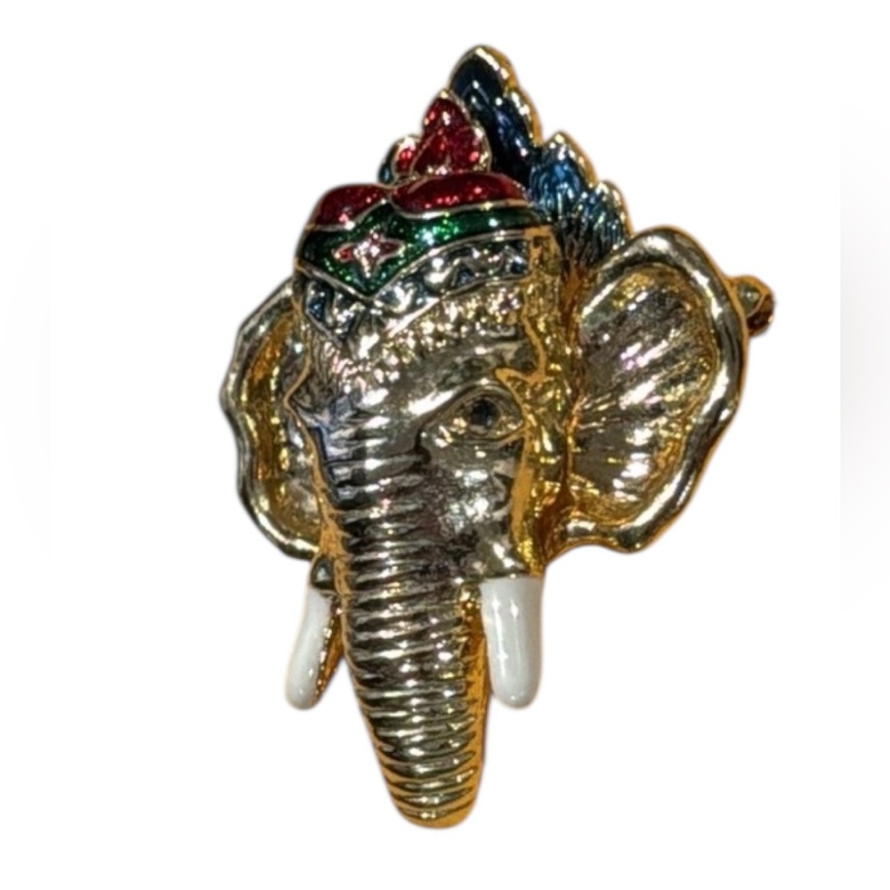 Elephant Brooch Pin Set - Picture 10 of 11